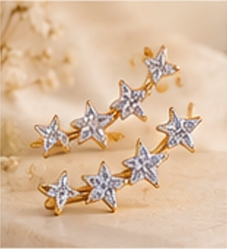 Ziva Statement Ear Climbers