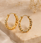 Zara Twist Hoop Earrings
