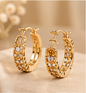 Ayla Statement Hoop Earrings