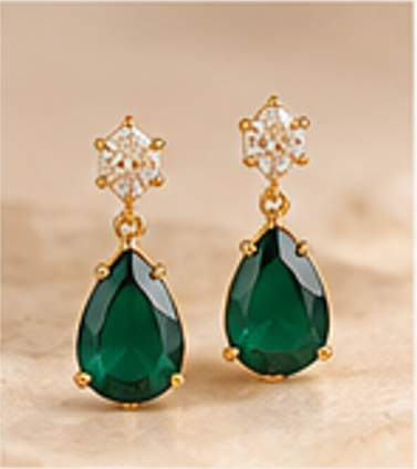 Kiara Sculpted Drop Earrings