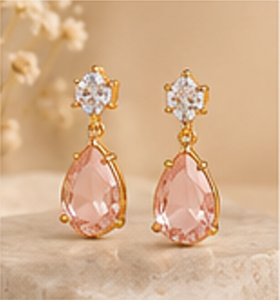 Naira Statement Drop Earrings
