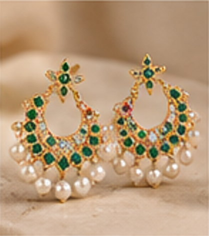 Aditi Grace Chandbali Earrings