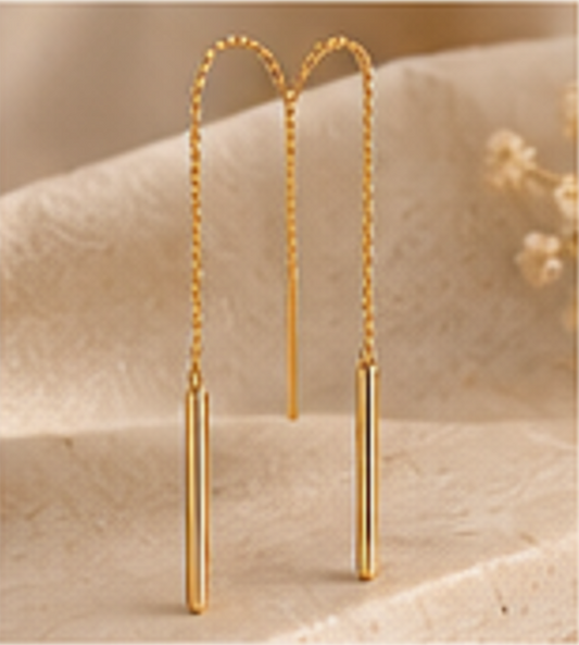 Kyra Statement Threader Earrings